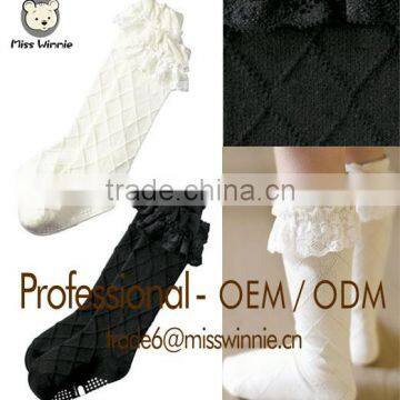 kids flat knit Children non-slip socks The baby calf socks Bud silk stockings ling socks brand of style more custom