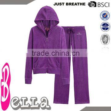 Polyester microfiber hoodies black tracksuits, jogging wear