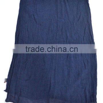 2017 Hot Popular Lady Winter Soft Cashmere Navy Plain Shawl Pashmina photo-4