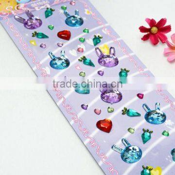Bling Bling Metal Stone Crystal Diamond Sticker Sheet photo-3