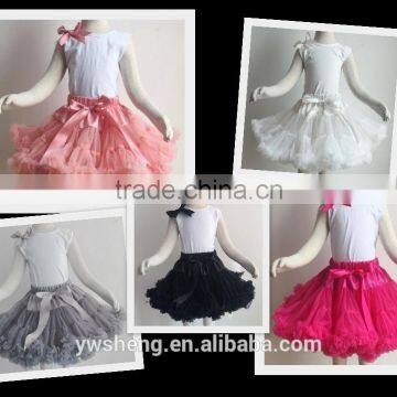 2017 Fashion Design Baby Girls Super Fluffy Pettiskirt Dress Set photo-3