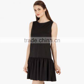 Black Easy Casual Women Summer Dress Custom Made photo-4