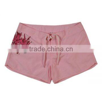 Breathable Women Blank Pink Polyester Boardshorts/ Board Shorts Wholesale photo-2
