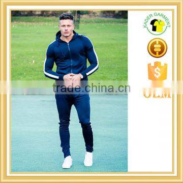 2017 Latest design mens tracksuit,wholesale custom fitted gym tracksuit