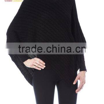 New Fashion Wrap Poncho Cable Cotton Ponchos photo-4