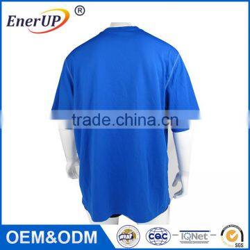 Men's Slimfit Sport Wear Short Sleeve Thermal Wicking Antibacterial Soft Blank t Shirt photo-2