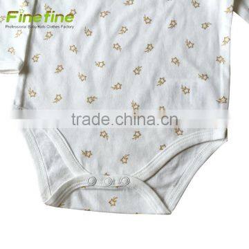 Lovely Oem Custom Baby Clothes Cute Organic Print Baby Romper photo-4