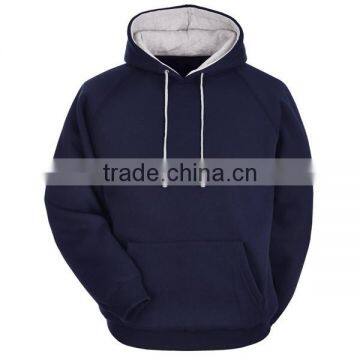 Suntex Customized Cotton Fleece Polo Hoodie Men Sweatshirt