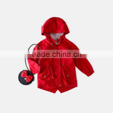 S60595B 2017 Autumn Girls Embroidery Jackets Hooded FlowerJackets