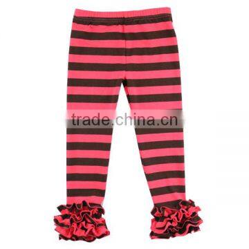 2017 New Style Cotton Hot Kid's Ruffle Pants Leggings Children Christmas Leggings photo-2