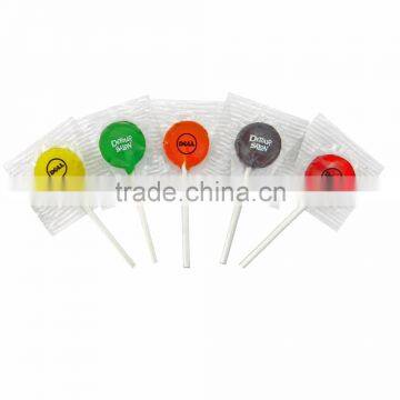 USA Made Junior Ad Pop Lollipop - non-melt, individually wrapped and comes with your logo