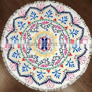 Gigantic Emoji Round Tapestry Beach Pool Home Shower Blanket Yoga Mat Boho photo-5