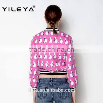 Latest Autumn Crop Style Causal Fashionable Jackets Women 2015 photo-5