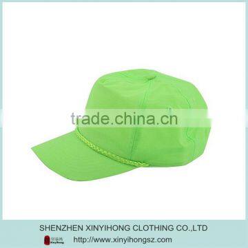 Light Green Color 100% Polyester Breathable Sports Caps/ Hats photo-3