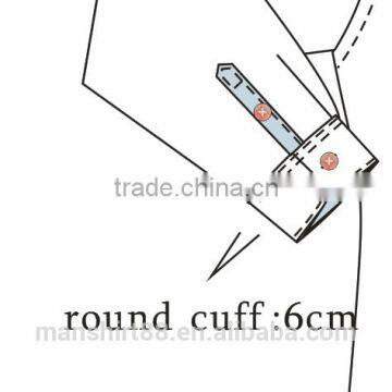 Custom Model Long Sleeve Turn up Collar Bespoke Man Shirt photo-3