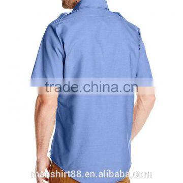 Men's Classic Short Sleeve Security Uniform Shirt photo-6