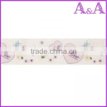Custom Logo Polyester Printed Satin Ribbon photo-2