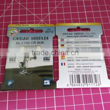 ORGAN NEEDLE ELx705 SUK 705 2022 Medium Ball Point GOOD FOR COVER-OVERLOCK WITH KNITWEAR photo-2