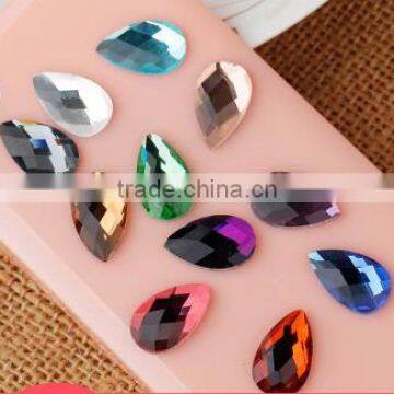 Flat Stones, 13*18mm Octagon Flat Back Smooth Jewelry Glass Stones for Jewelry photo-6