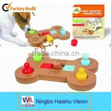 New Design Pet IQ Toy Wooden Pet Toy