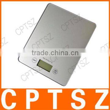Touch Screen High Precision 5kg/1g Food Digital Kitchen Scale/Timing Tray Coffee Balance photo-2