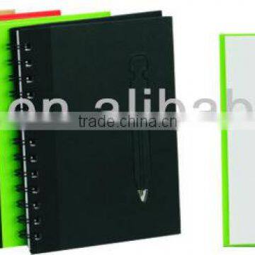 Spiral Eco notebook with Kraft Die-cut Pen 70grams 70sheets 18*13cm