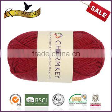 Charmkey Baby Sweater Knitting Yarn Natural Fiber Combed Cotton Yarn Hand Knitting Yarn photo-2