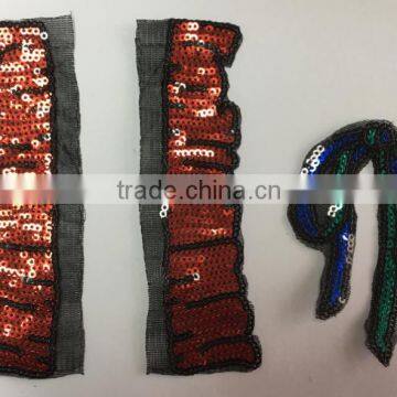 Sequin Patch Sequin Net Embroidery Fabric Sequin Embroidery Fabric photo-5