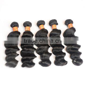 High quality grade 7a Brazilian loose deep wave hair weave