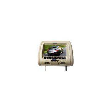 7inch Lcd Monitor / Car Pillow Headrest Monitor With Sd Card, 110 - 190mm Long Distance Cr-7102