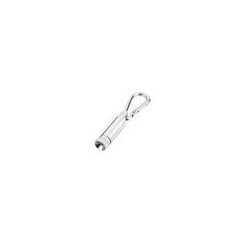 Plastic torch mini white led flashlight keychain for Promotional gifts, Ornaments