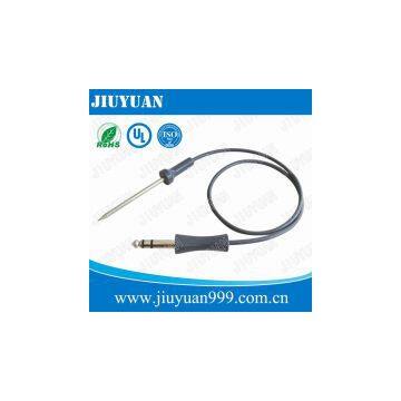 Microwave oven meat probe sensor, food grade toaster temperature NTC 50K sensor with silicone handle