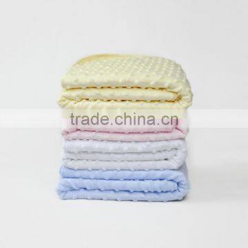 Wholesale China Personalized Minky Dot Baby Blanket