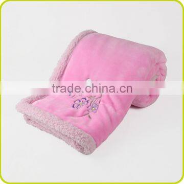 Softtextile Wholesale Knitted Faux Fur Plush Fleece Throw Blanket