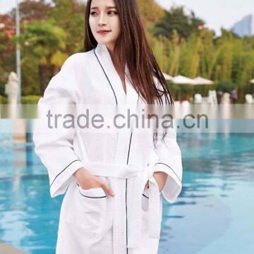 Hotel Waffle Bathrobe, Velour Bathrobe, Microfiber Bathrobe Manufacture photo-4