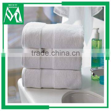 100 % cotton bath towel for hotel white towel