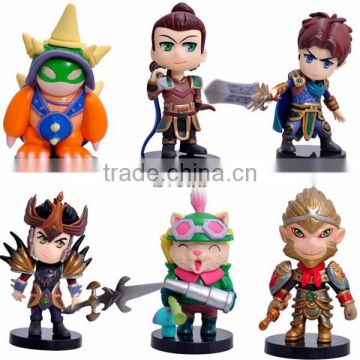 Hot Game League of Legends action figure set of 6pcs LOL Q version figure Demacia PVC model toys