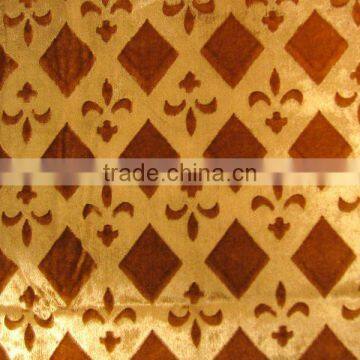 100% Polyester Embossed Velvet fabric