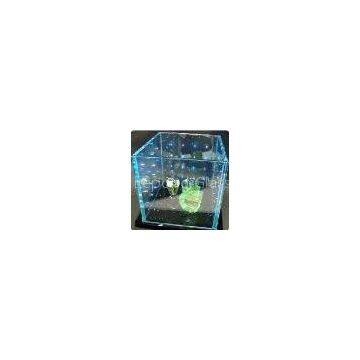 LED glass display box
