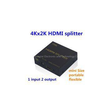 2 ports 4Kx2K HDMI splitter 1x2