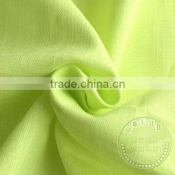 new pattern high quality slub yarn dyed bamboo woven fabric for shirts