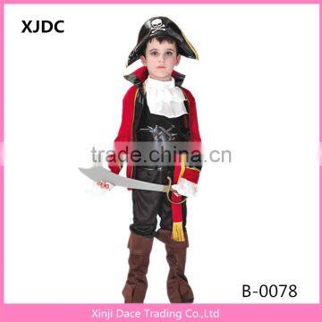 New design halloween kids casual pirate costume