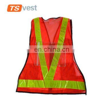 2017 Custom PVC Reflective Strips Traffic Security Vest photo-2