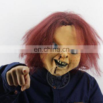 Halloween horror mask chucky doll