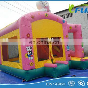 hello kitty inflatable bouncer/inflatable bouncer slide/cheap inflatable bouncer for kids