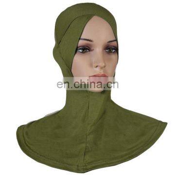 Fashion jersey cross inner scarf inner hijab under scarf