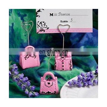 Pretty in Pink Handbag Place Card Holders