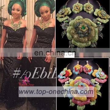 China suppliers whoelsale necklace jewelries /african jewerly necklace/african jewelries for nigerian wedding