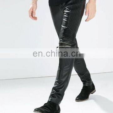 Moter Biker Leather Pants - Men Leather Pants - Sheep Leather Pants - pu Women Leather Pants -ladies Pu Leather Pants photo-2