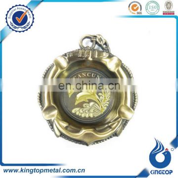 High Quality Bronze Plated Zinc Alloy Ashtray for Mexico Souvenir